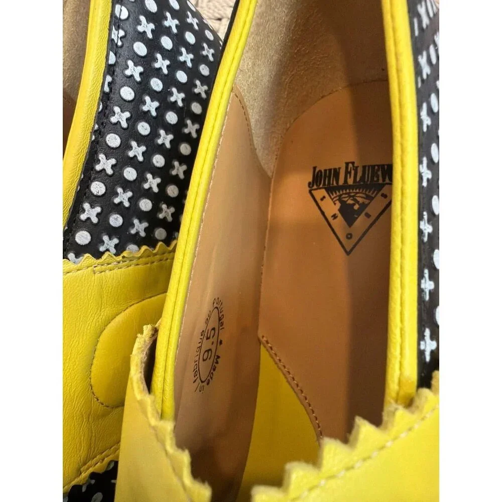 John Fluevog Clogs – Black/Dots, Size 9.5 – Brand New Condition - Picture 6 of 7